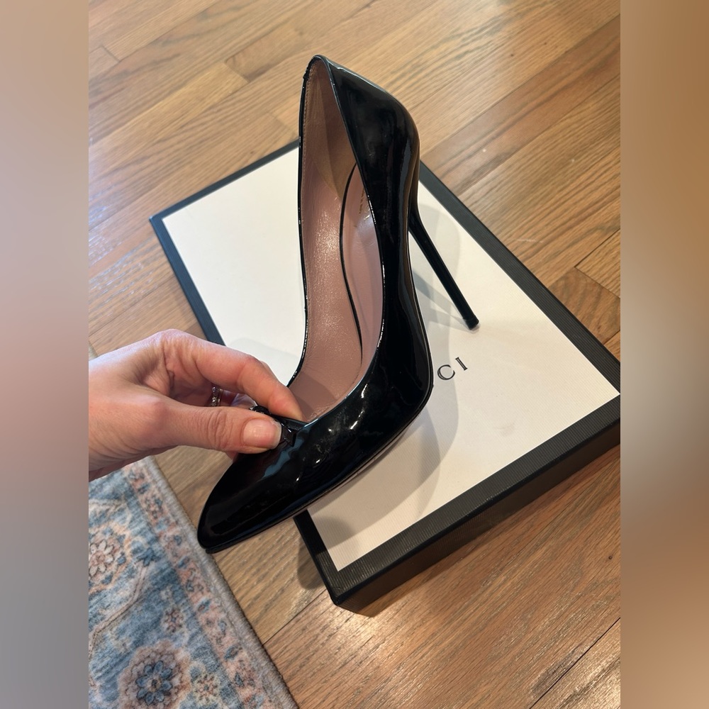 Gucci patent black heels size 39 - Picture 14 of 15